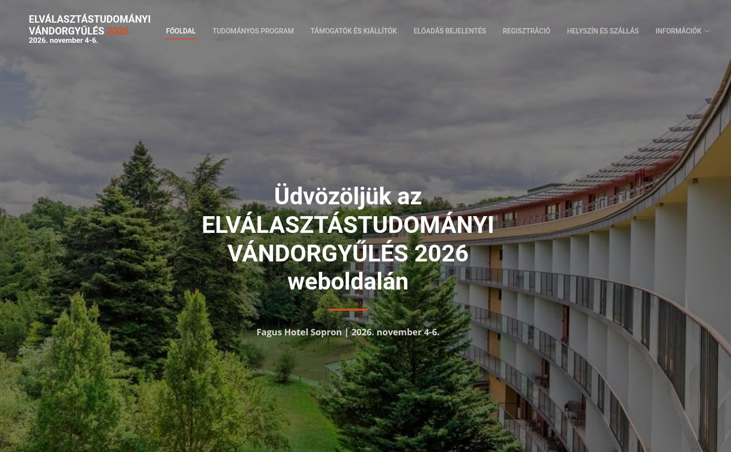 Elválasztástudományi Vándorgyűlés 2026